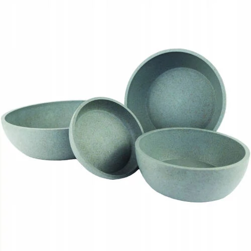 Comfy Miska Bambusowa Bowl - tál (bambusz, szürke-kék) kutyák és macskák részére (930ml)