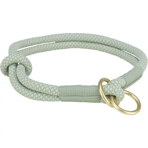 Trixie soft rope semi-choke - félfojtó nyakörv (zsálya/menta) kutyák részére (L-LX:55cm/Ø13mm)