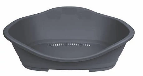Trixie Sleeper Plastic Bed - műanyag fekhely (sötétszürke) kutyák részére (72/88cm)