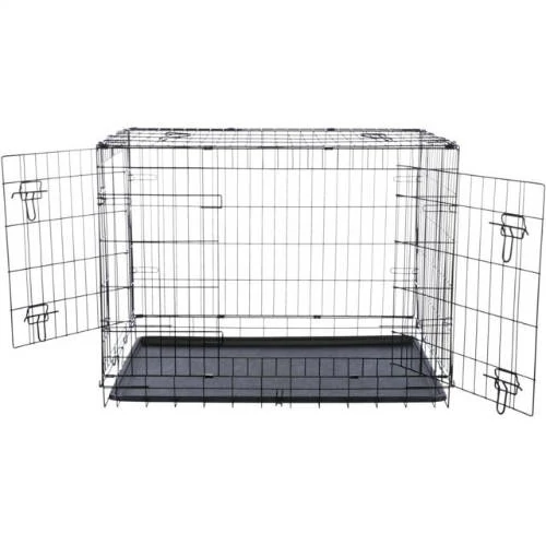 Trixie Home Kennel – szobakennel (horganyzott fém,fekete) kutyák részére (78x62x55cm)