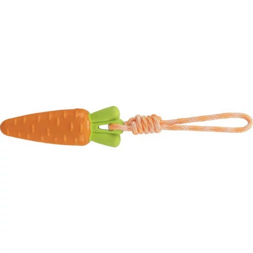 KT25.Trixie Carrot on a Rope - játék (répa kötélen) kutyák részére (20cm/39cm)