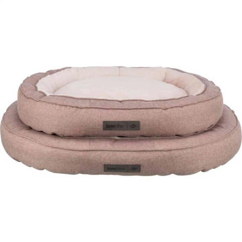 KT25. Trixie Felicia bed, - peremes, ovális fekhely (pink) kutyák részére (85×65cm)
