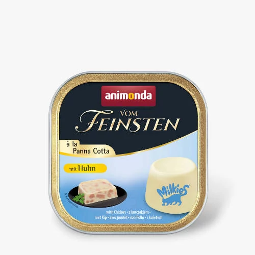Animonda Vom Feinsten Adult à la Panna Cotta mit Huhn - nedvestáp (csirke, főzött tejszínnel) macskák részére (100g)