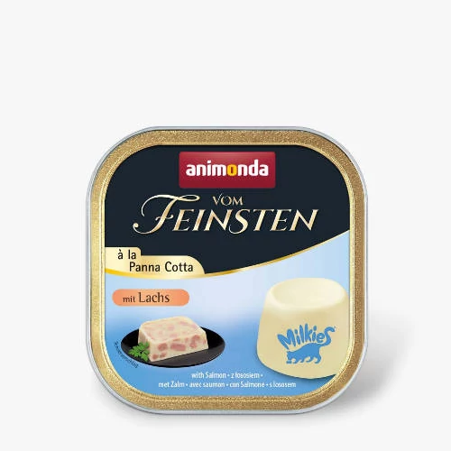 Animonda Vom Feinsten Adult à la Panna Cotta mit Lachs - nedvestáp (lazac, főzött tejszínnel) macskák részére (100g)