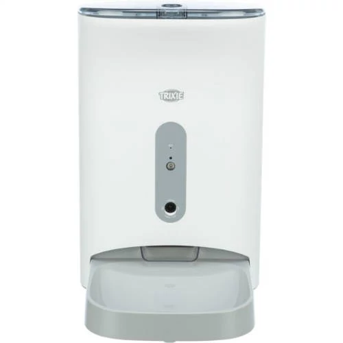 Trixie TX8 Smart Automatic Food Dispenser - automata etető (fehér/szürke)  4.5 l (24×38×19cm)