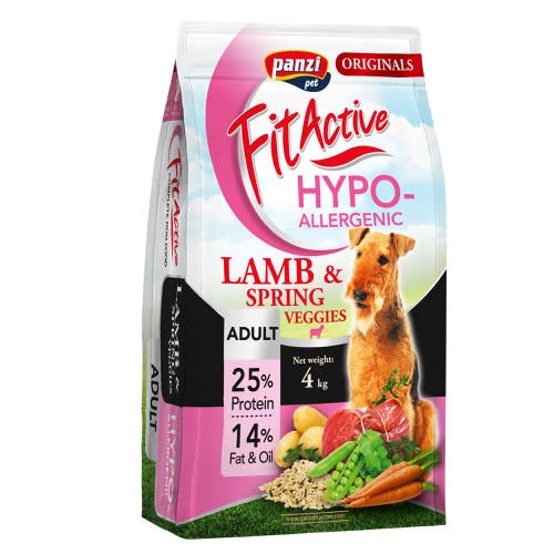FitActive ORIGINALS 4kg ADULT HYPOALLERGENIC Lamb&Spring Veggies (bárány&tavaszi zöldségek)