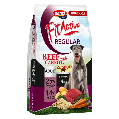 FitActive ORIGINALS 4kg REGULAR Beef with Carrots and Spud (marha, répa, burgonya)