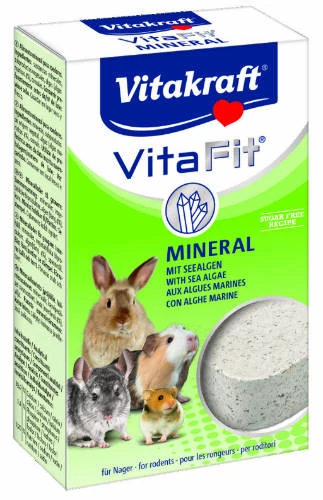 Vitakraft Vitafit Mineral - kiegészítő eleség (ásványkocka) rágcsálók részére (170g)