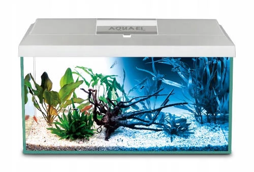 AquaEl Leddy Plus 60 Day&Night white - akvárium szett (fehér) 54liter (60x30x30cm)