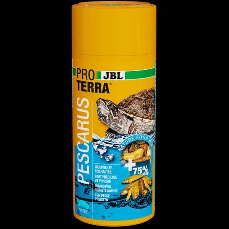 JBL PROTERRA Pescarus - kiegészítő eleség (egész hal, garnéla) mocsári és vízi teknősök részére (250ml/36g)