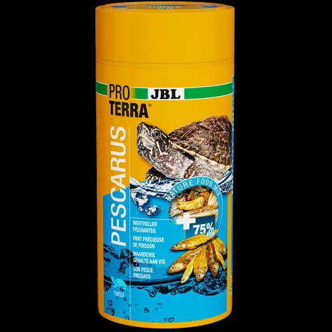 JBL PROTERRA Pescarus - kiegészítő eleség (egész hal, garnéla) mocsári és vízi teknősök részére (1000ml/150g)