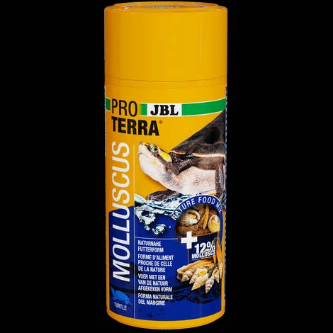 JBL PROTERRA Molluscus - kiegészítő eleség (csigák,gammarus, vízi rovarok) vízi és tavi teknősök részére  (250ml/60g)