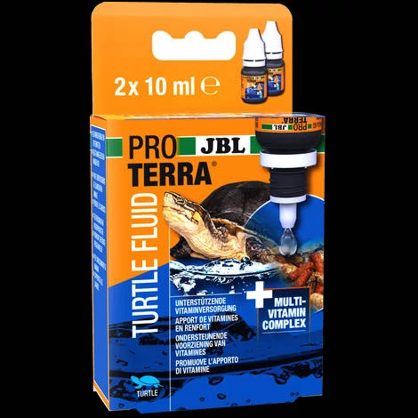 JBL PROTERRA Turtle Fluid - folyékony multivitamin mocsári és vízi teknősök részére (2x10ml/44,66g)