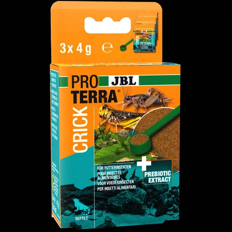 JBL PROTERRA Crick - Teljesértékű eledel takarmány rovarok etetéséhez (3x10ml)