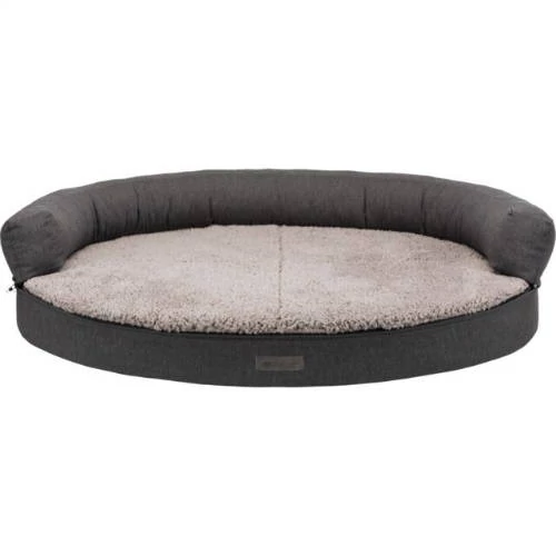 Trixie Vital Sofa Bendson - ovális fekhely (sötét és világosszürke) kutyák részére (75x60cm)