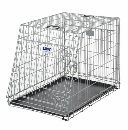 SAVIC Dog Residence  mobil kennel 76cm, világos szürke ketrec