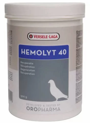 PR.Oropharma Hemolyt 40 - kiegészítő eleség (elektrolit, fehérje) galambok részére (500g)(KIZÁRÓLAG RENDELÉSRE!)