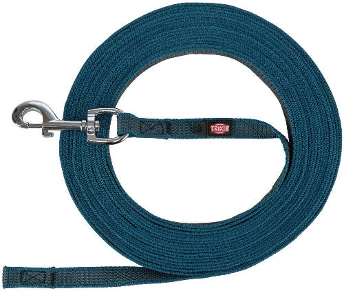 Trixie Tracking Leash, rubberized - nyomkövető póráz, gumírozott, L-XL: 10m/17mm, benzin
