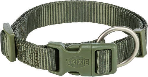 Trixie prémium - nyakörv - olívazöld - (L-LX) 40-65cm/25mm