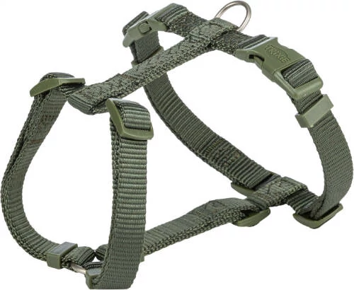 Trixie Premium H- hám - olívazöld (S-M) 42-60cm/15mm