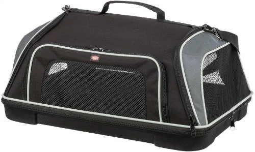 Trixie Boarding Airline carrier - szállítótáska (fekete/szürke) kutyák részére (55x23x40cm)
