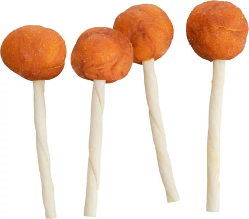 Trixie Chicken Cheese Lolly - jutalomfalat (tőkehal) kutyák részére (9cm/15g) - ömlesztve (60db/csomag)