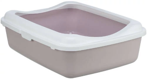 Trixie Litter Tray - peremes macska wc (világos lila/fehér) macskák részére (37x15x48cm)
