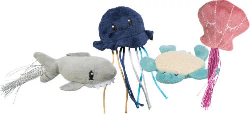 Trixie sea animal - játék (tengeri állatkák) macskák részére (5-8cm), többféle