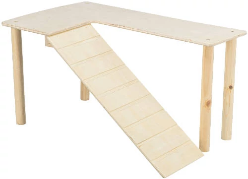 trixie Natural Living fa elem rámpával,rágcsálóknak 47x25x30cm
