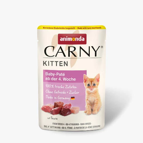 Animonda Carny Kitten paté) alutasakos - Kölyök macskák részére (85g)
