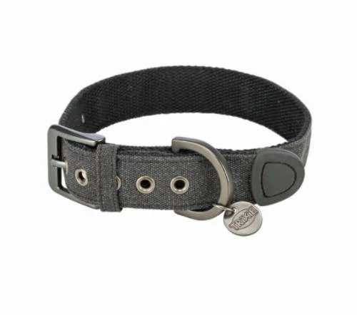 Trixie Citystyle - nyakörv, pamutból (fekete) kutyák részére (XS-S:25-32m/25mm)