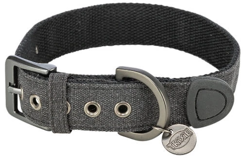 Trixie Citystyle - nyakörv- pamutból (fekete) kutyák részére (XS-S:25-32m/25mm)