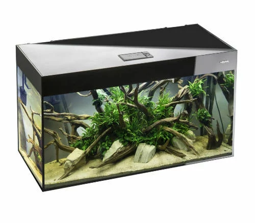 AquaEl Akvárium Szett Glossy fekete CUBE ST, D&N