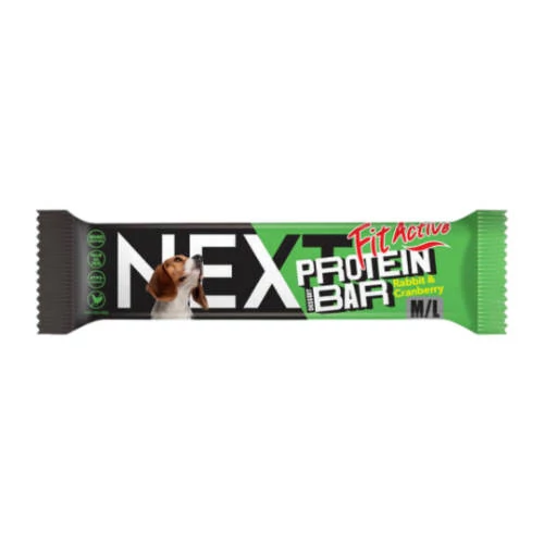FitActiveNEXT Protein dessert Bar 55g Rabbit&Cranberry (nyúl&vörösáfonya) - Jutalomfalat kutyák részére