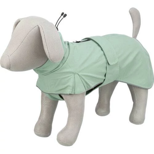 KT25.Trixie Dog raincoat Lunas - esőkabát (kék,ezüst) kutyák részére (M) 50cm