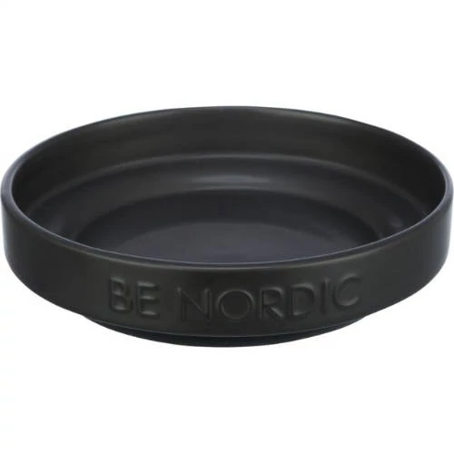 Trixie Slow feeding Ceramic Bowl - kerámia tál (fekete) kutyák részére (0,3l /ø16cm)