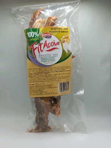 FitActive snack - jutalomfalat (szárított sült kacsafarhát) kutyák részére (100g)