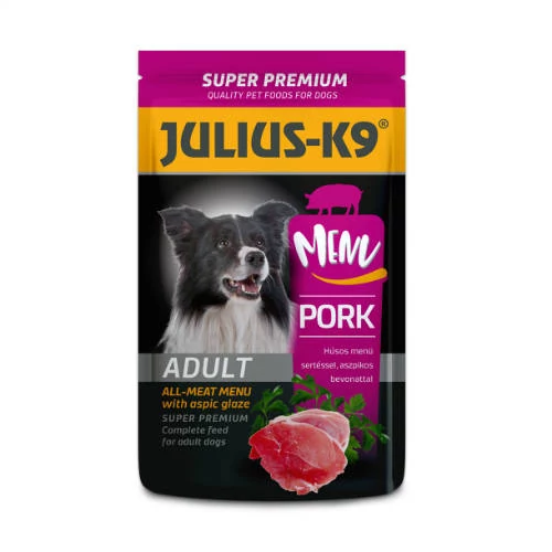 Julius-K9 Dog Adult Pork - nedveseledel (sertés) felnőtt kutyák részére (125g)