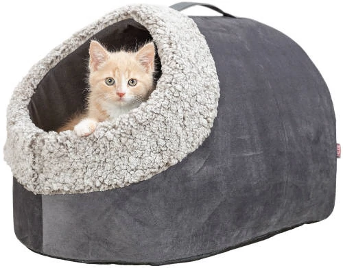 Trixie Cave Calida - bújó 50x30x35cm, szürke,fehér/fekete