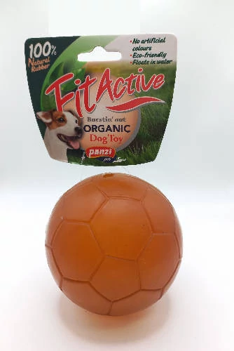 Fitactive natúr gumijáték football, 9cm 316000