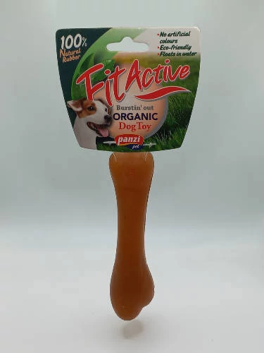 Fitactive natúr gumijáték csont S,kicsi 316024