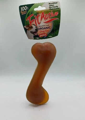 Fitactive natúr gumijáték csont M,közepes 316031