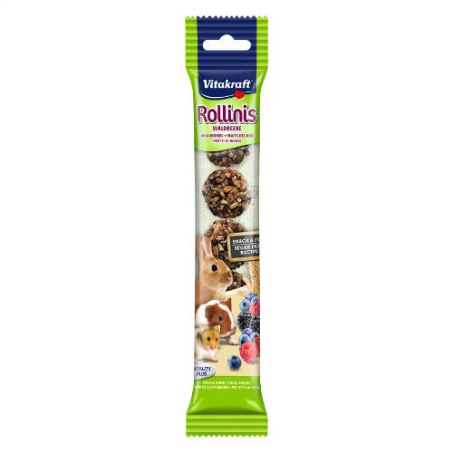 Vitakraft Rollinis (gyümölcs) golyók - kiegészítő eleség rágcsálók részére (49g)