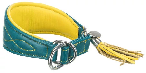 KT25.Trixie Active Comfort nyakörv agaraknak, S:27-35cm/55mm, sárga/benzin