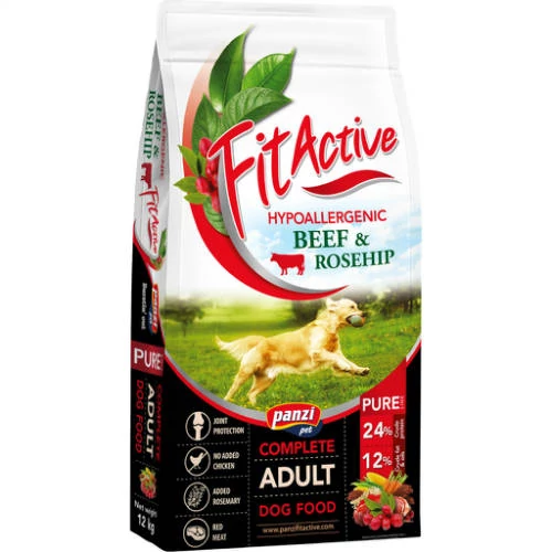FitActive PURE SMALL 12kg Hypoallergenic BEEF-ROSEHIP