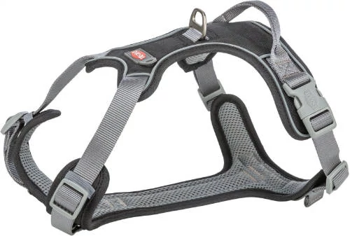 Trixie Premium active harness - hám - M-L, 60-75cm/25mm, fekete, kutyák részére