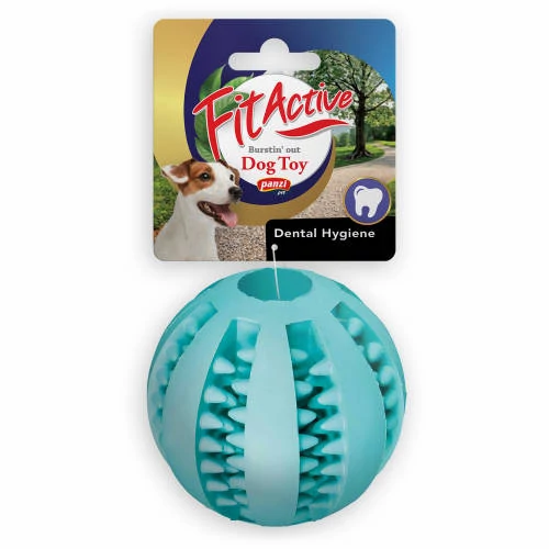 FitActive Denta Fun Ball - játék kutyák részére (fogtisztítós, mentolos labda, Ø6cm)