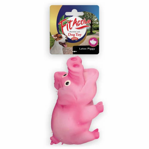 Fitactive Bristle Pig - latex játék (sörtés disznó) kutyák részére (10cm)