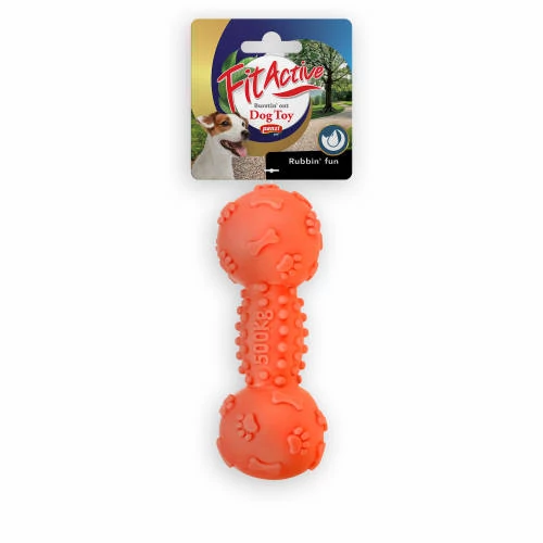 Fitactive Dumbbell - vinil játék (súlyzó) kutyák részére (15cm)