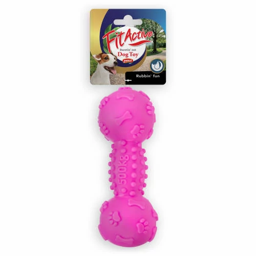 Fitactive Dumbbell - vinil játék (súlyzó) kutyák részére (19cm)